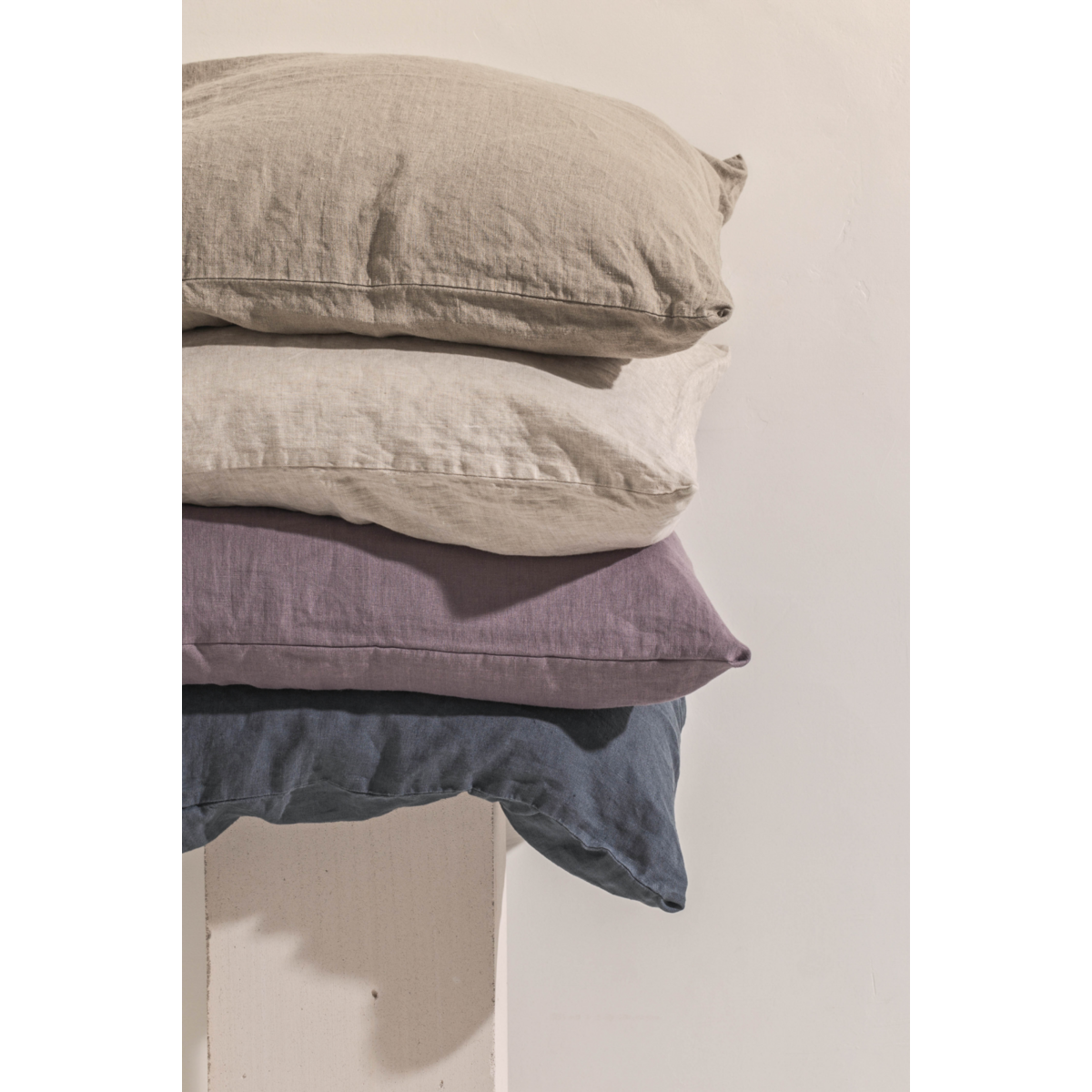 Linen bedding set / Plum