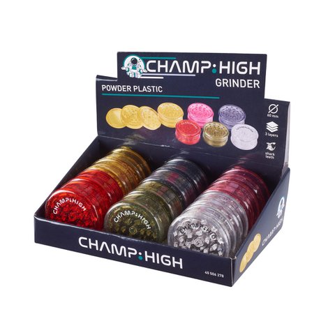 Display of 12 Spice Mills 3 Parts – Transparency and Colors