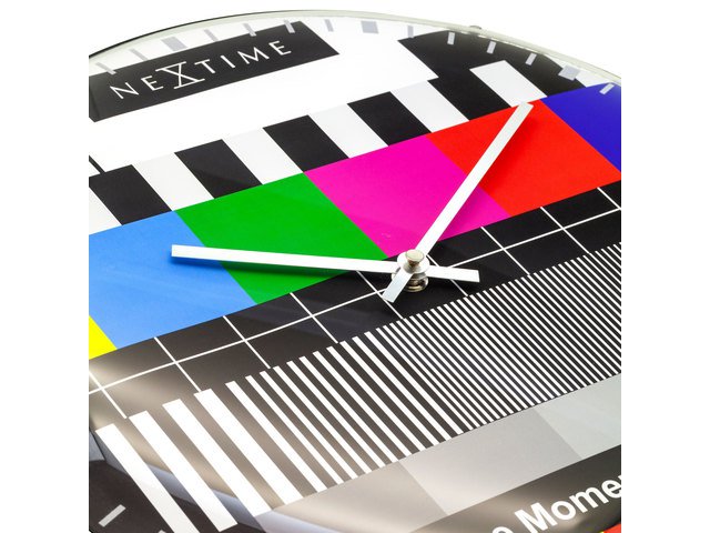 Wanduhr NeXtime Testpage Dome 35 cm
