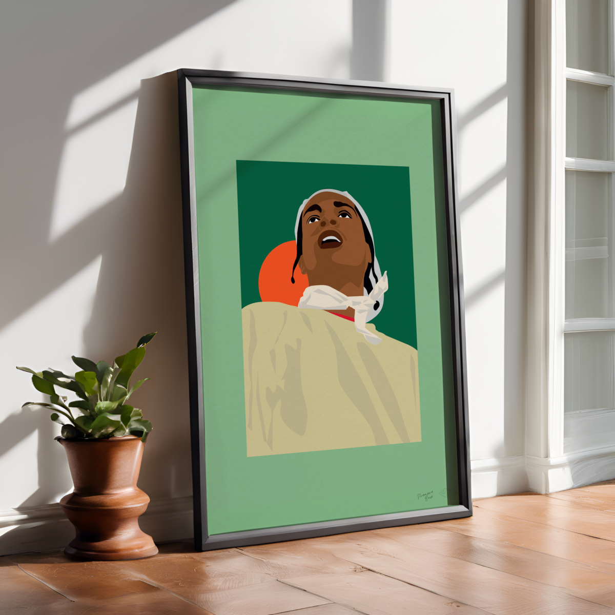 Poster "ASAP Rocky Blue" - A4 & 30x40cm - Art print