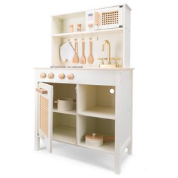 Cocina infantil de juguete de madera - Rattan