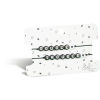 Bracelets Double & Trouble Black and white 2 pieces