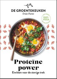"Protein-rich cookbook with delicious recipes for a healthy lifestyle. Features colorful, nutritious dishes made with a variety of plant-based proteins."