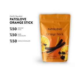 Orange Stick mørk chokolade, 80G