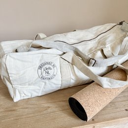MultiBag blanco light canvas (travel, yoga, beachbag)