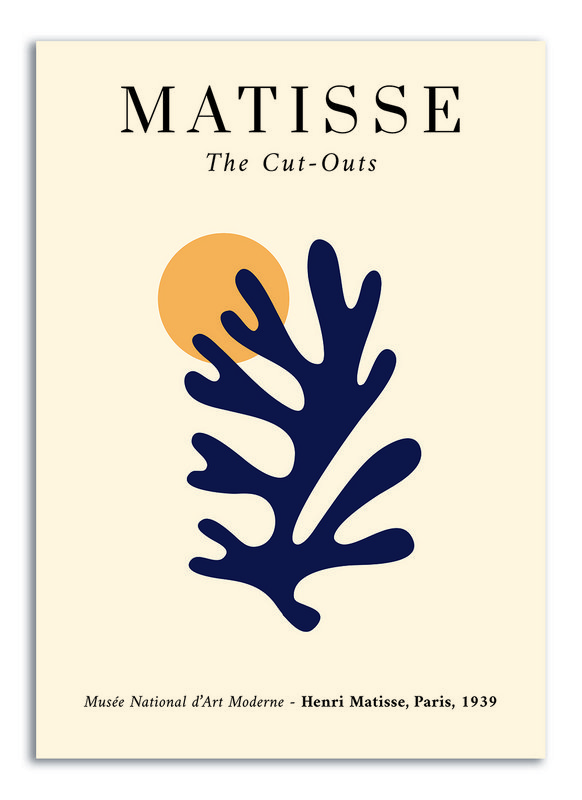Cartolina Henri Matisse - n. 9 Fiore blu