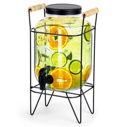 Dispensador con Tap and Stand Black 4.2 L