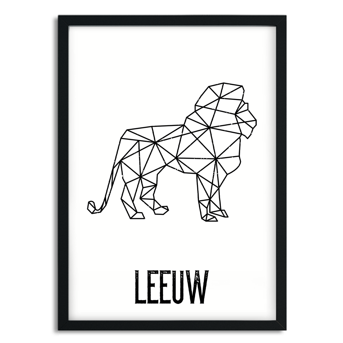 A5 poster - Lion