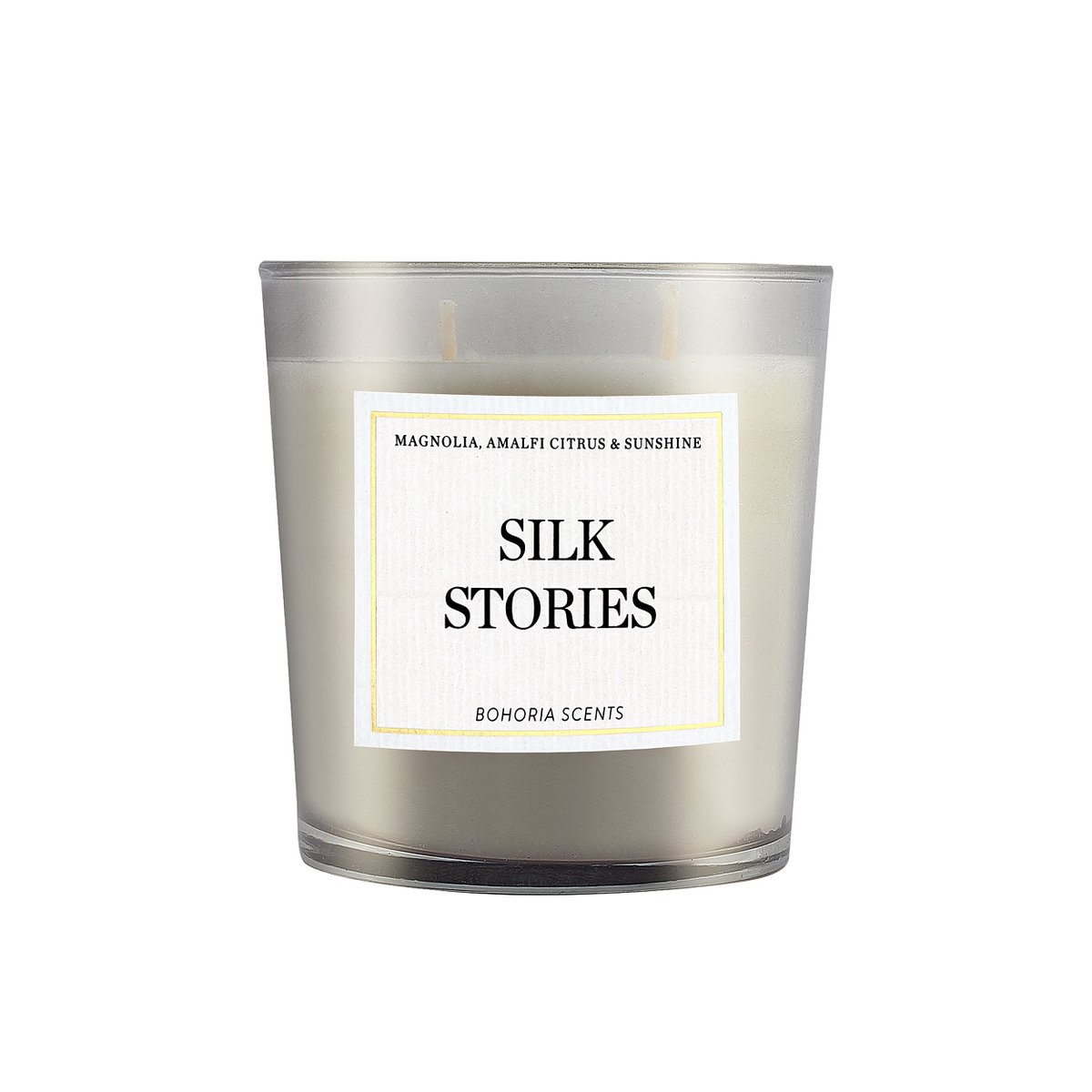 Silk Stories geurkaars 230g - cederhout & sandelhout, 50u
