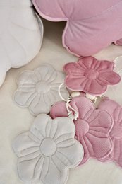 Guirlande fleurie velours "Bouquet de bonbons"
