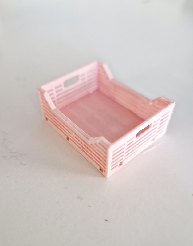 Dollhouse storage crate