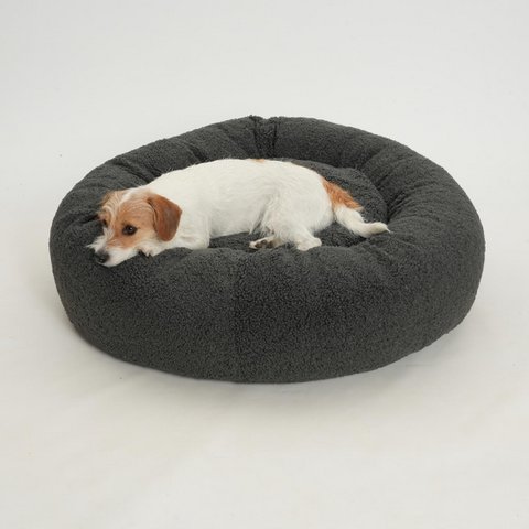 Hundekissen Donut Kuschelnest LOOP Paddy graphit