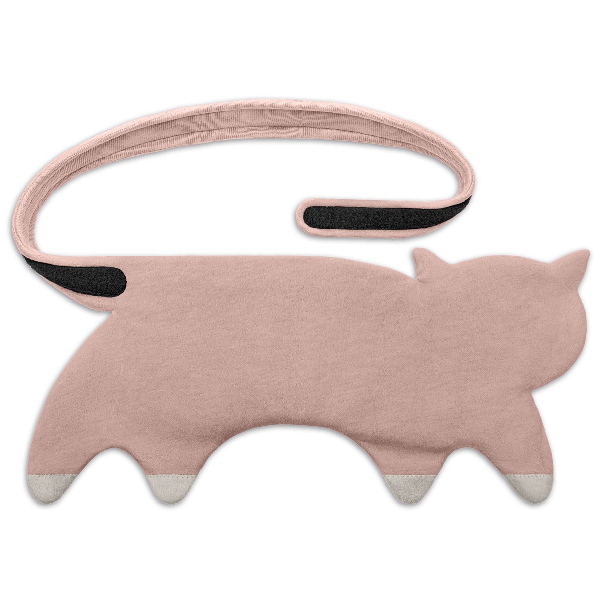 Bio-Körnerkissen, mikrowellengeeignet und aus 100% Naturmaterialien, Wärmekissen für Bauch & Rücken, Katze Coco