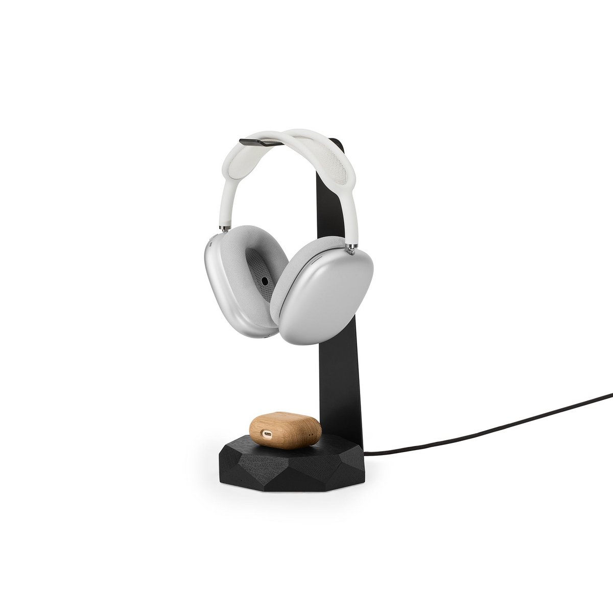Soporte y cargador para auriculares 2 en 1