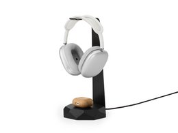 Soporte y cargador para auriculares 2 en 1