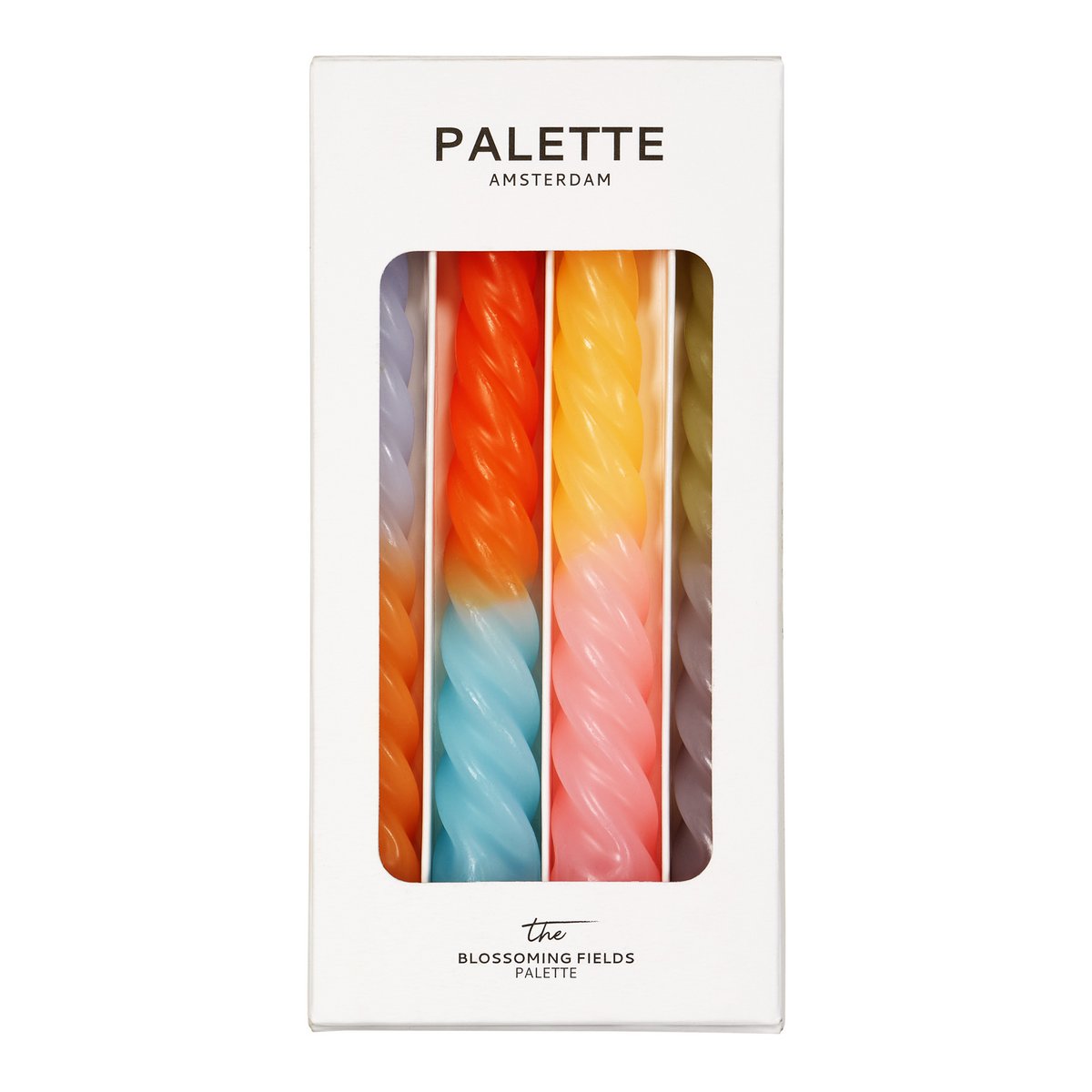 Velas de cena Twisted Dip Dye - Juego de 4 - Blossoming Fields
