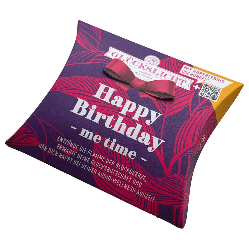 Gelukslichtje / In de geschenkdoos met uitgeknipt strikje 🎀 / me time / Happy Birthday / MET GELUID