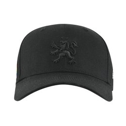 O.Leo Baseballkappe – Schwarz – Schwarzer Löwe – Pride-Flagge – Unisex