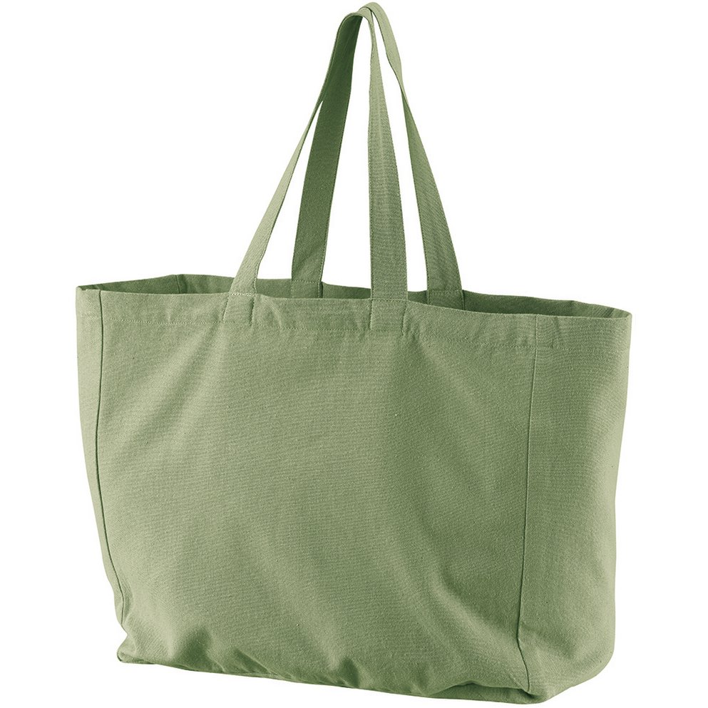 Recycelte Einkaufstasche Grace Matcha 35 x 40 x 15
