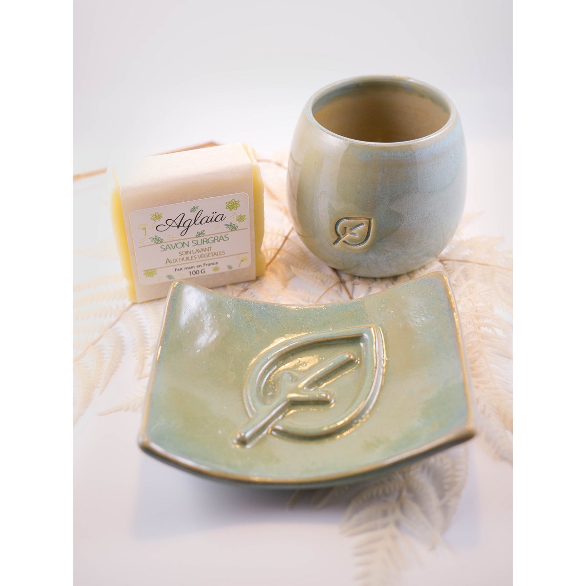 Box Natural bathroom set