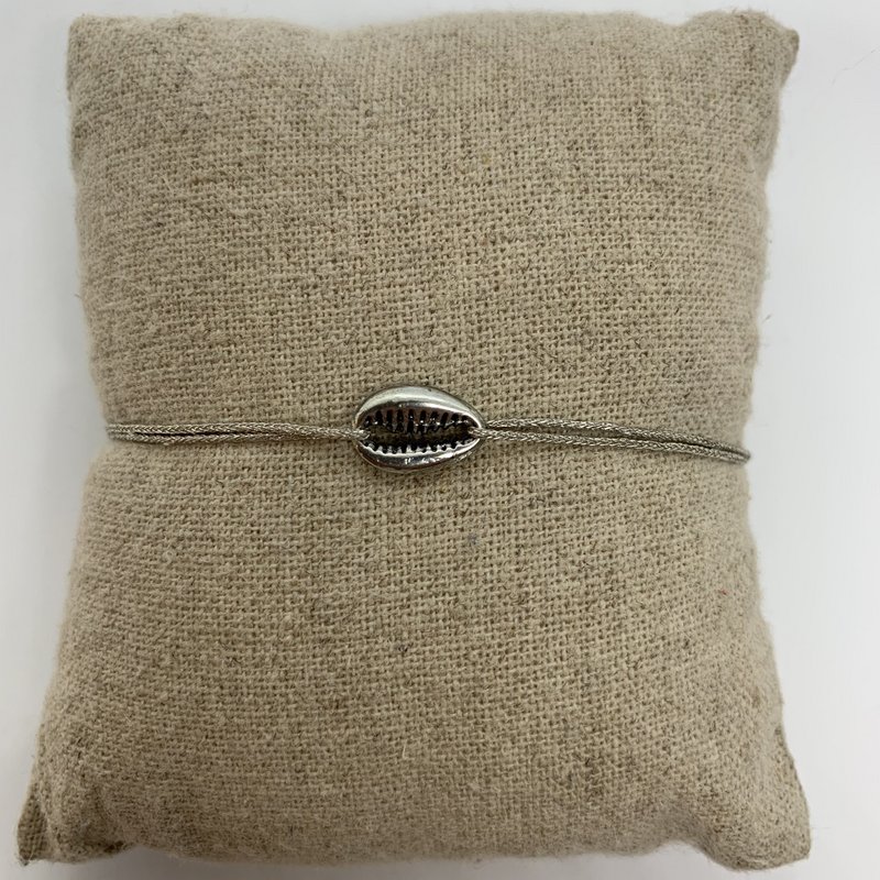 Lille Silver Shell armbånd