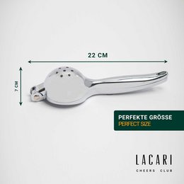 Wyciskarka do cytryn ze stali nierdzewnej | Serce każdego przygotowania koktajlu | Lacari