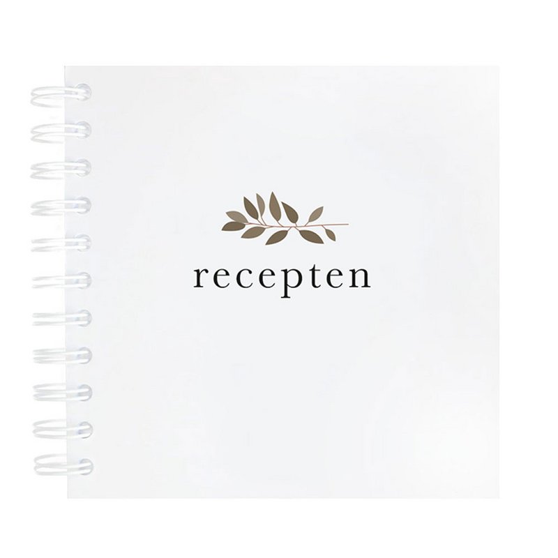 Libro de recetas - Blanco