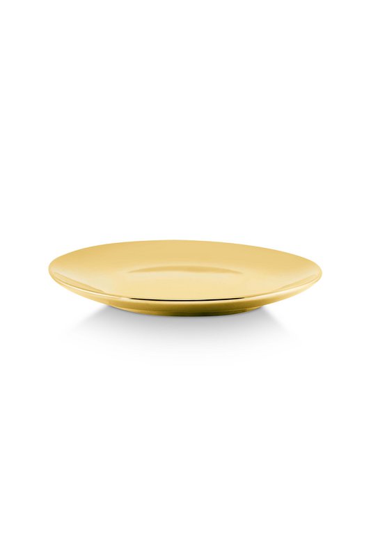 Set/2 Plates Gold 20cm