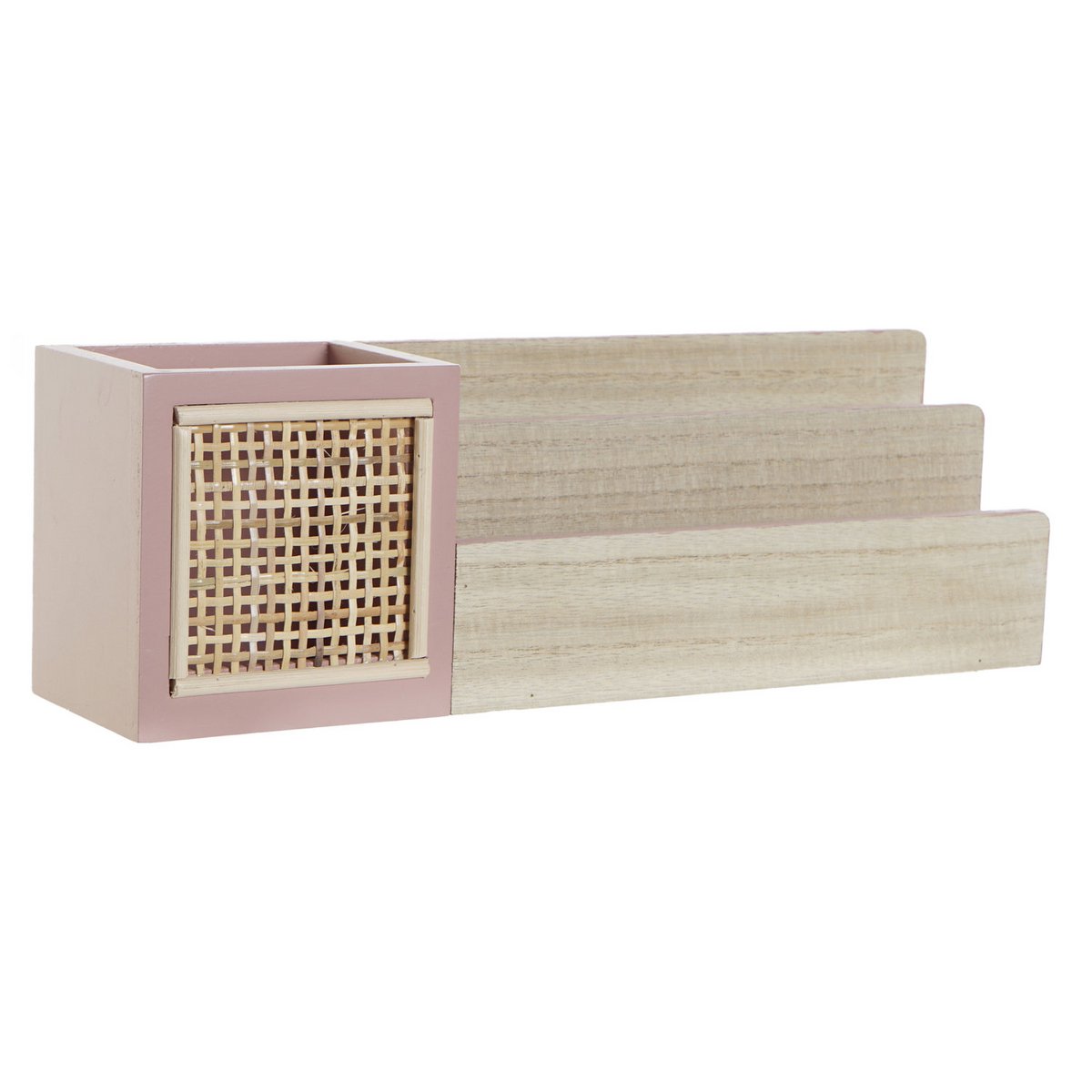 ORGANIZADOR MDF 31,5X7,5X10 LAPICERO ROSA LO191467