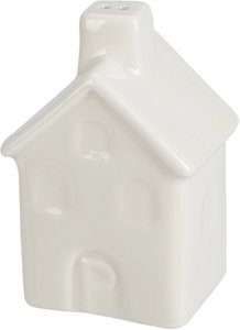 Peper en zout stel huisjes wit 2-delig