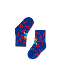 koaa – Pippi Longstocking “P” – Easy Socks blue/red