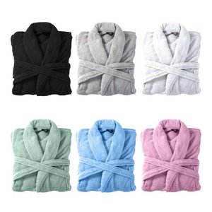 Badleet pluizig »saunamantel in teddy-plüsch kwaliteit» licht/dunne ochtendmantel 100 cm lang »unisex