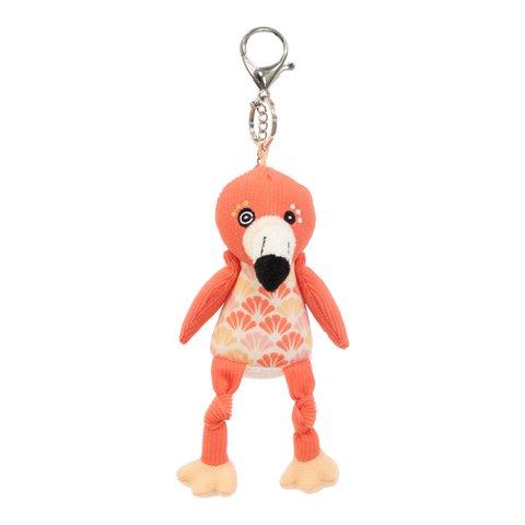 Sleutelhanger Flamingo's de flamingo