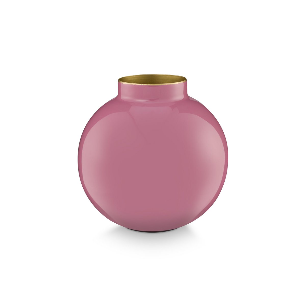 Vase Metal Pink 17cm