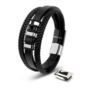 Leather bracelet "Glory"