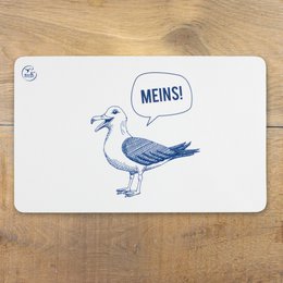 Planche à petit-déjeuner en mélamine avec inscription « Mine ! »