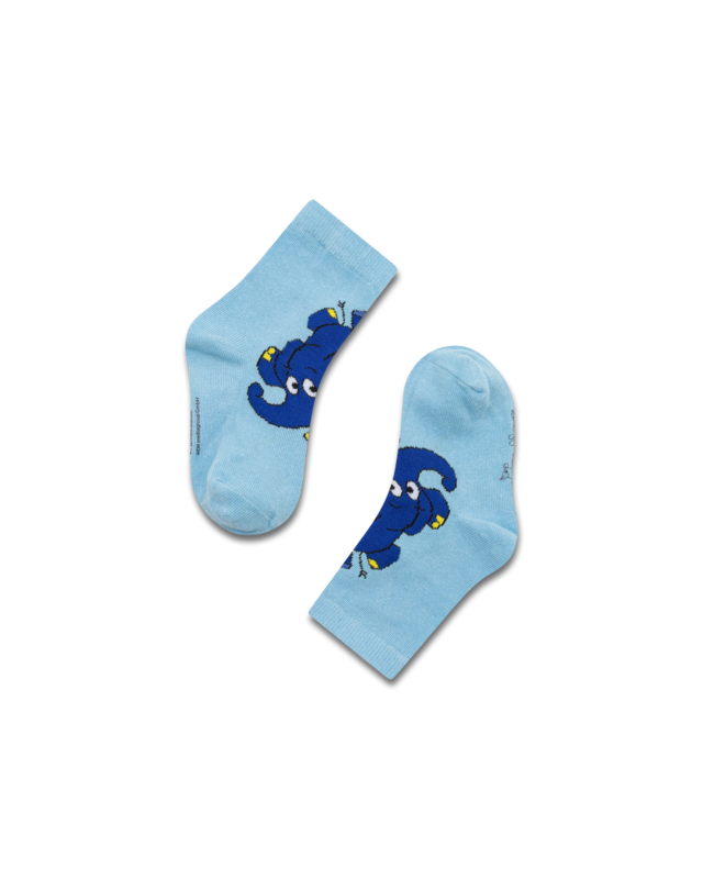 koaa – Der Elefant "Fußstand" – Socks blue