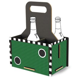 Flaskeholder målvæg