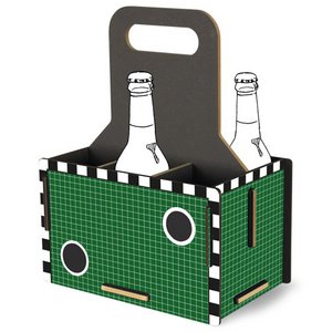 Bottle carrier goal wall