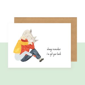 Postkaart - always remember - i've got your back