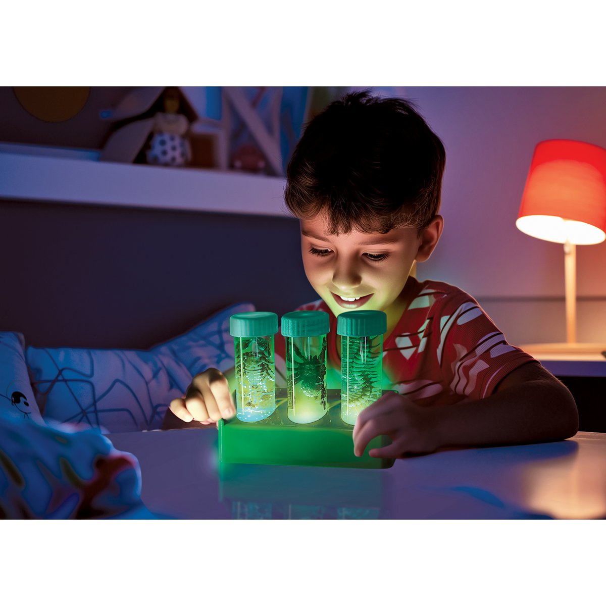 Labo Met Lichtgevende Beestjes