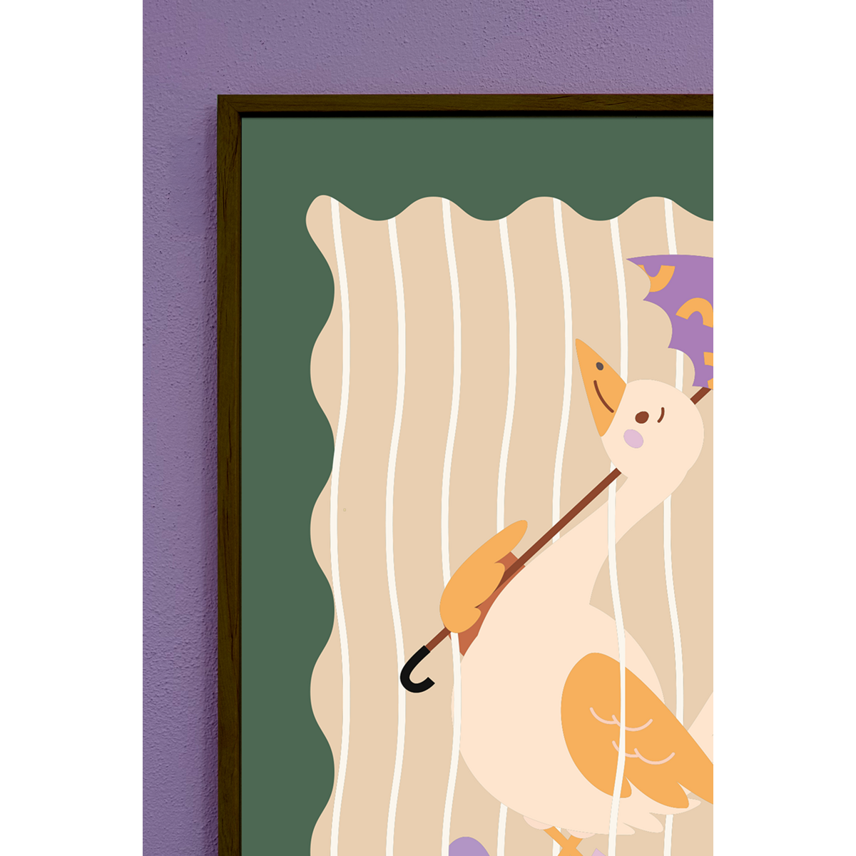 Plakat børneværelse - Gås Greetje