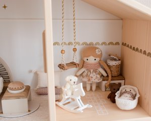 Puppenhaus-Aufkleber Mini-Himmel und Hölle