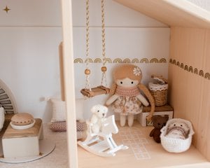 Puppenhaus-Aufkleber Mini-Himmel und Hölle