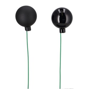 Glass bouquet balls 30 pieces per box, diameter 4 cm, on the wire black matt/gloss