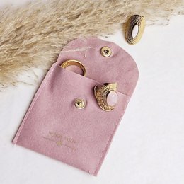 Jewelry bag With Love pink