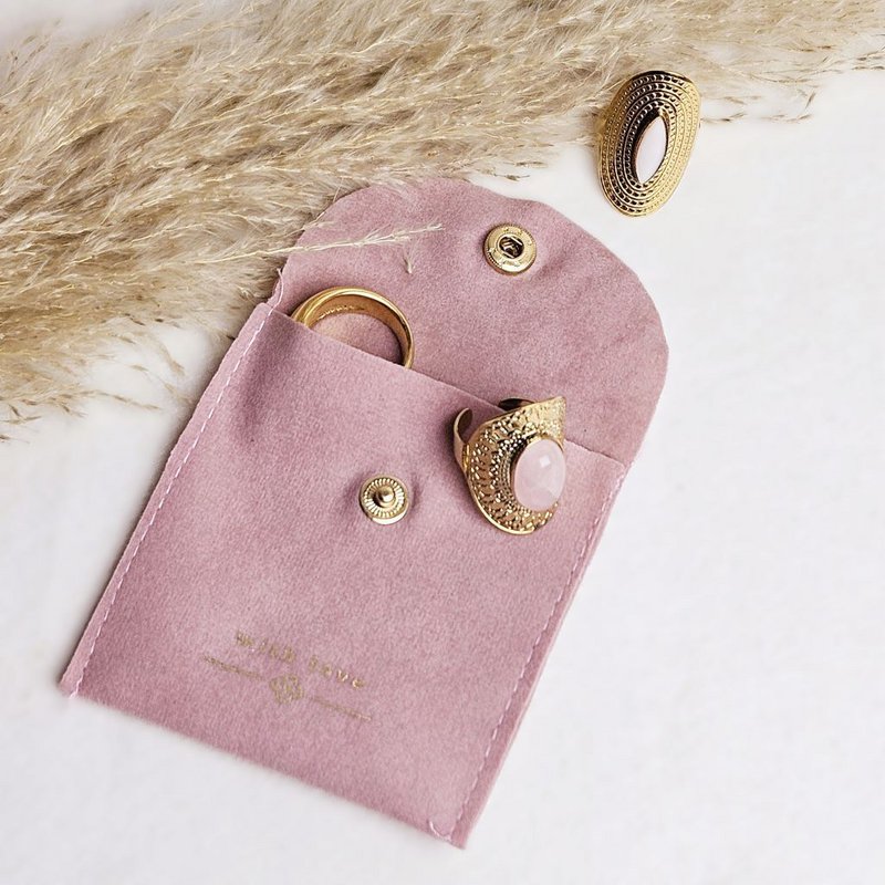 Jewelry bag With Love pink