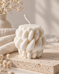 Wooly Medium candle | rapeseed wax
