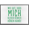 Magneet, 79 x 53 mm, HOE GOED DAT NIEMAND ME DENKEND KAN HOREN!