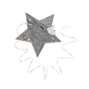 LED-Deko "Filzstern" mit Magnet
